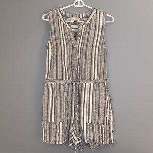 striped romper